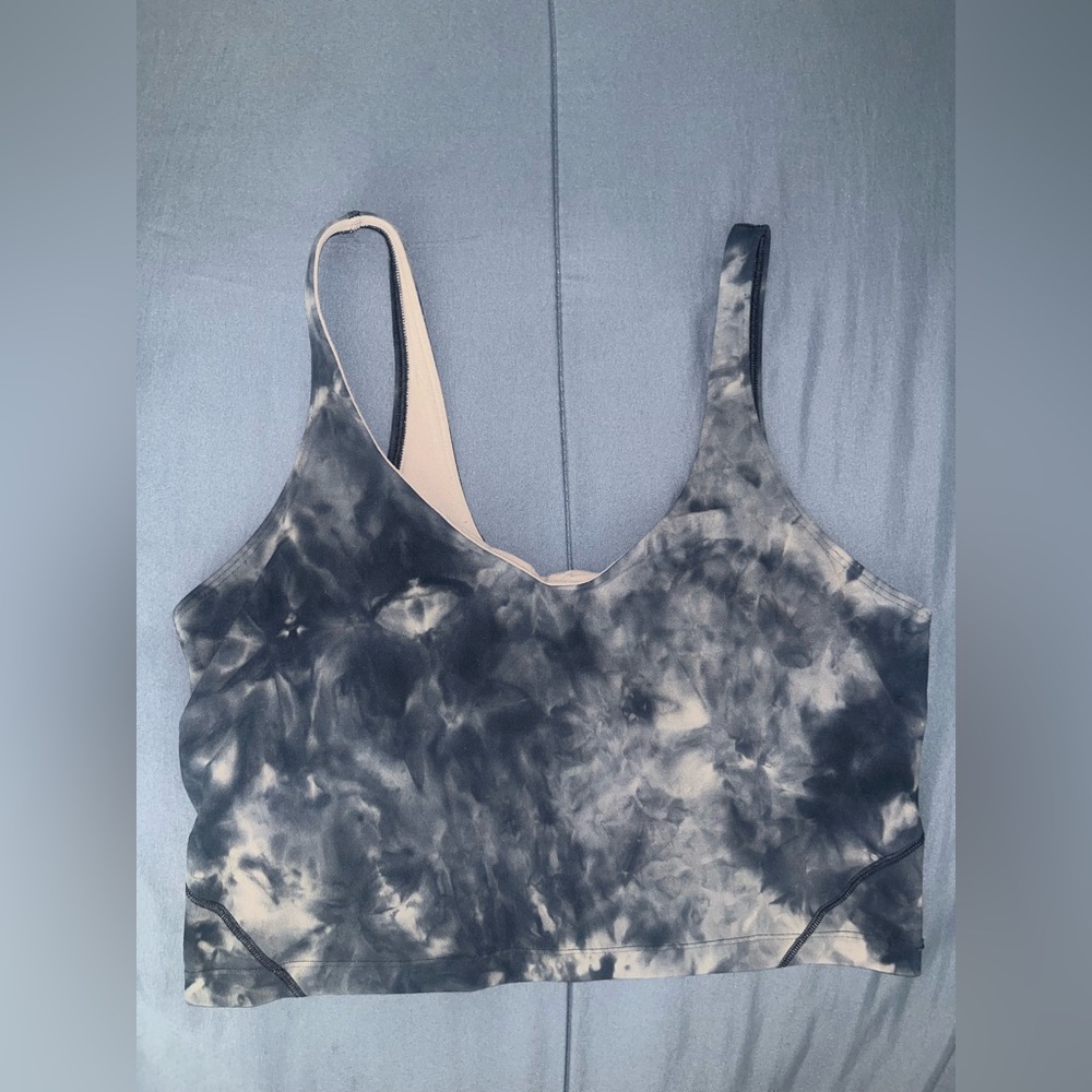 🍋 LIKE NEW Lululemon Align Tank Top - Diamond Dye Lunar Rock True Navy - Sz 12